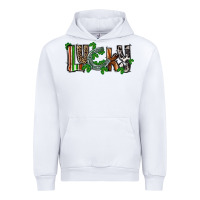 White Lucky horseshoe St. Patrick's Day Urban Hoodie - CowGirlArtShop