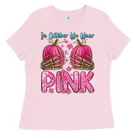 Bubblegum Pink in october we wear pink Ladies Tee - Zillion Design Studio