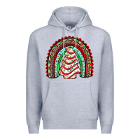 Heather Grey little debbie tree cakes rainbow Premium Hoodie - JahusDesignShop