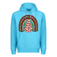 Ocean Blue little debbie tree cakes rainbow Premium Hoodie - JahusDesignShop
