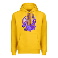 Lemon Cancer diva purple ribbon Premium Hoodie - NancyCooperArtShop