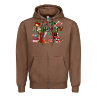 Chestnut im the naughty elf Zipper Hoodie - MaliasSmallBusiness