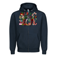 Navy im the naughty elf Zipper Hoodie - MaliasSmallBusiness