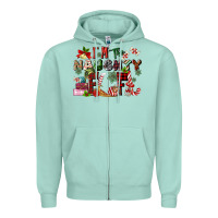 Im The Naughty Elf Zipper Hoodie | Teevron