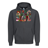 Smoke im the naughty elf Zipper Hoodie - MaliasSmallBusiness