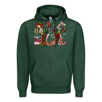 Sports Green im the naughty elf Zipper Hoodie - MaliasSmallBusiness