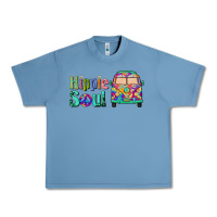 Pebble Blue hippie soul caravan Urban Heavy Tee - BarkalooDesign