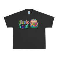 Pigment Black hippie soul caravan Urban Heavy Tee - BarkalooDesign