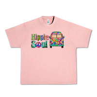 Salmon hippie soul caravan Urban Heavy Tee - BarkalooDesign