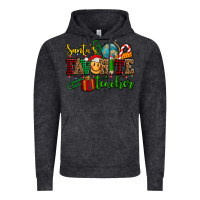 Vintage Black santa's favorite teacher Vintage Hoodie - AdoDesignShop