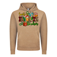 Vintage Coffee santa's favorite teacher Vintage Hoodie - AdoDesignShop