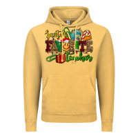 Vintage Mustard santa's favorite teacher Vintage Hoodie - AdoDesignShop