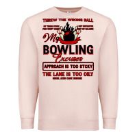 Pale Pink My Bowling Premium Sweatshirt - Bettercallsaul
