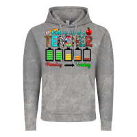 Cloud Rock battery life of a teacher monday friday Vintage Hoodie - RanaPortraitStore