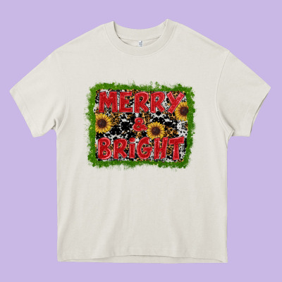 Marry And Bright Heavy Core Tee Designed By Ranaportraitstore