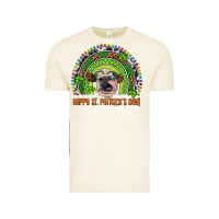 Vintage Arctic Western Happy St. Patrick's Day Cow Rainbow Vintage Tee - Artiststas