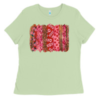 Matcha valentine's day xoxo brushstroke Ladies Tee - RanaPortraitStore