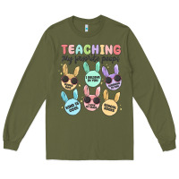 Army Green teahing my favorite peeps Long Sleeve Tee - MaliasSmallBusiness