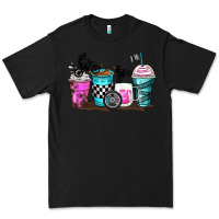 Black motocross coffee cups Premium Tee - Zillion Design Studio