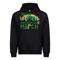 Black Blessed women are born in March Urban Hoodie - CowGirlArtShop