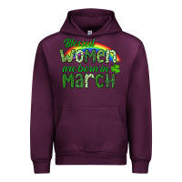 Mauve Wine Blessed women are born in March Urban Hoodie - CowGirlArtShop