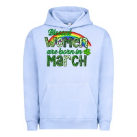 Pigment Grape Ice Blessed women are born in March Urban Hoodie - CowGirlArtShop