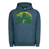 Pigment Midnight Navy Blessed women are born in March Urban Hoodie - CowGirlArtShop