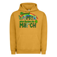 Pigment Peanut Butter Blessed women are born in March Urban Hoodie - CowGirlArtShop
