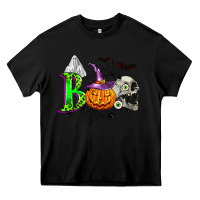 Black boo halloween Heavy Core Tee - Zillion Design Studio