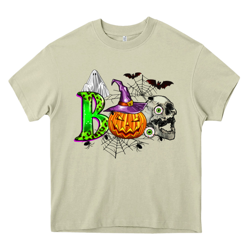 Boo Halloween Heavy Core Tee by Zillion Design Studio | Teevron