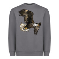 Storm White Headed Eagle Heavyweight Sweatshirt - LillyAllenDesigns