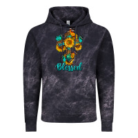 Cloud Black cross with butterfly blessed Vintage Hoodie - BundleAndBundleShop