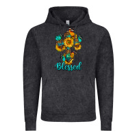 Vintage Black cross with butterfly blessed Vintage Hoodie - BundleAndBundleShop