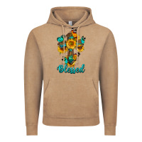 Vintage Coffee cross with butterfly blessed Vintage Hoodie - BundleAndBundleShop