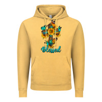 Cross With Butterfly Blessed Vintage Hoodie | Teevron