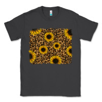 Smoke leopard sunflowers background Classic Tee - RanaPortraitStore