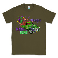Army Green mardi gras with truck Classic Tee - AdoDesignShop