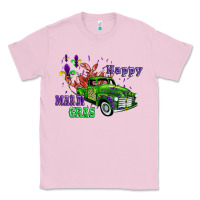 Bubblegum Pink mardi gras with truck Classic Tee - AdoDesignShop