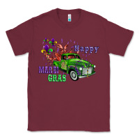 Burgundy mardi gras with truck Classic Tee - AdoDesignShop