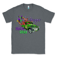 Charcoal Heather mardi gras with truck Classic Tee - AdoDesignShop