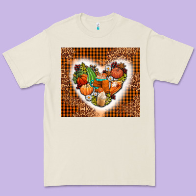 Western Fall Heart Premium Tee Designed By Adodesignshop