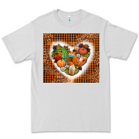 Dove Grey western fall heart Premium Tee - AdoDesignShop