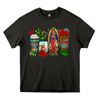 Asphalt lady of guadalupe coffee cups Heavy Core Tee - Zillion Design Studio