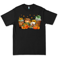 Black fall coffee cups Premium Tee - Zillion Design Studio