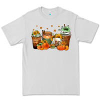 Dove Grey fall coffee cups Premium Tee - Zillion Design Studio