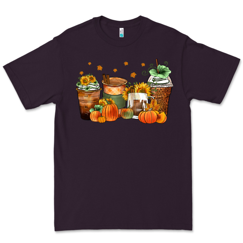 Fall Coffee Cups Premium Tee by Zillion Design Studio | Teevron