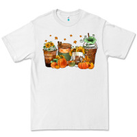 White fall coffee cups Premium Tee - Zillion Design Studio