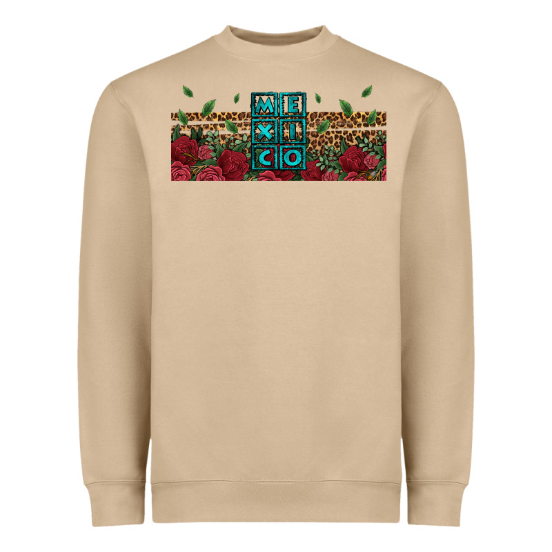 Mexico With Roses Heavyweight Sweatshirt by Jasminsmagicworld | Teevron