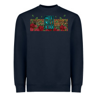 Navy mexico with roses Heavyweight Sweatshirt - Jasminsmagicworld
