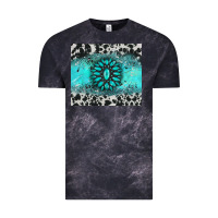 Cloud Black gemstone cowhide Vintage Tee - AdoDesignShop